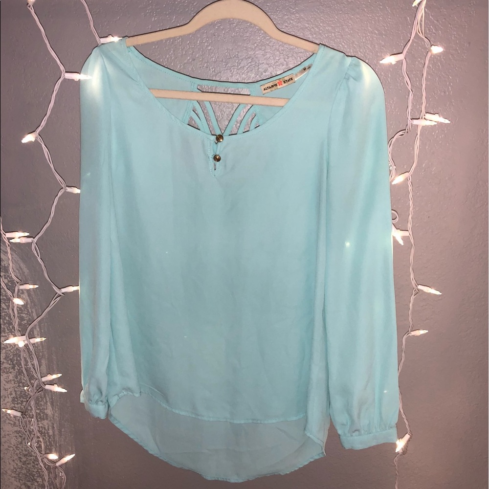 Aqua Altar’d State Blouse